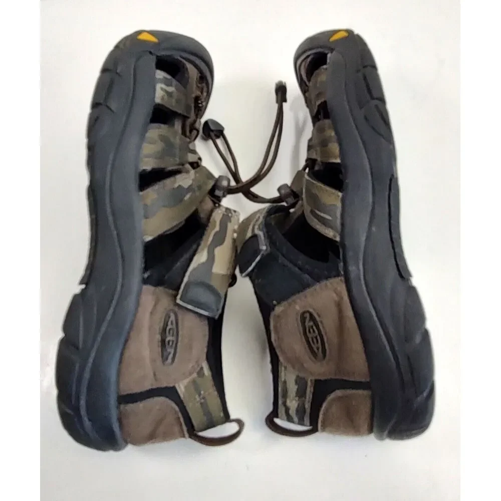 Keen‎ Newport Hiking Sport Sandals Size 4 Green Camo 1014988